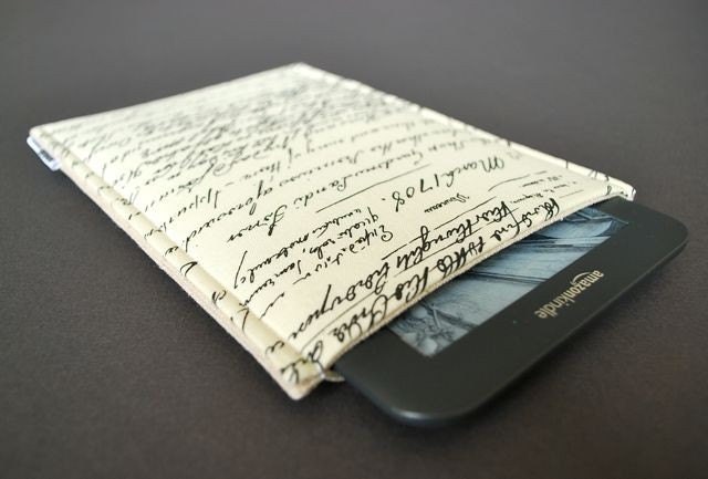 Kindle Case / Kindle Cover / Kindle Sleeve / Kindle 3 Case / Nook Case / NookColor Case / Kobo Case /  Kindle 3 - Vintage Script
