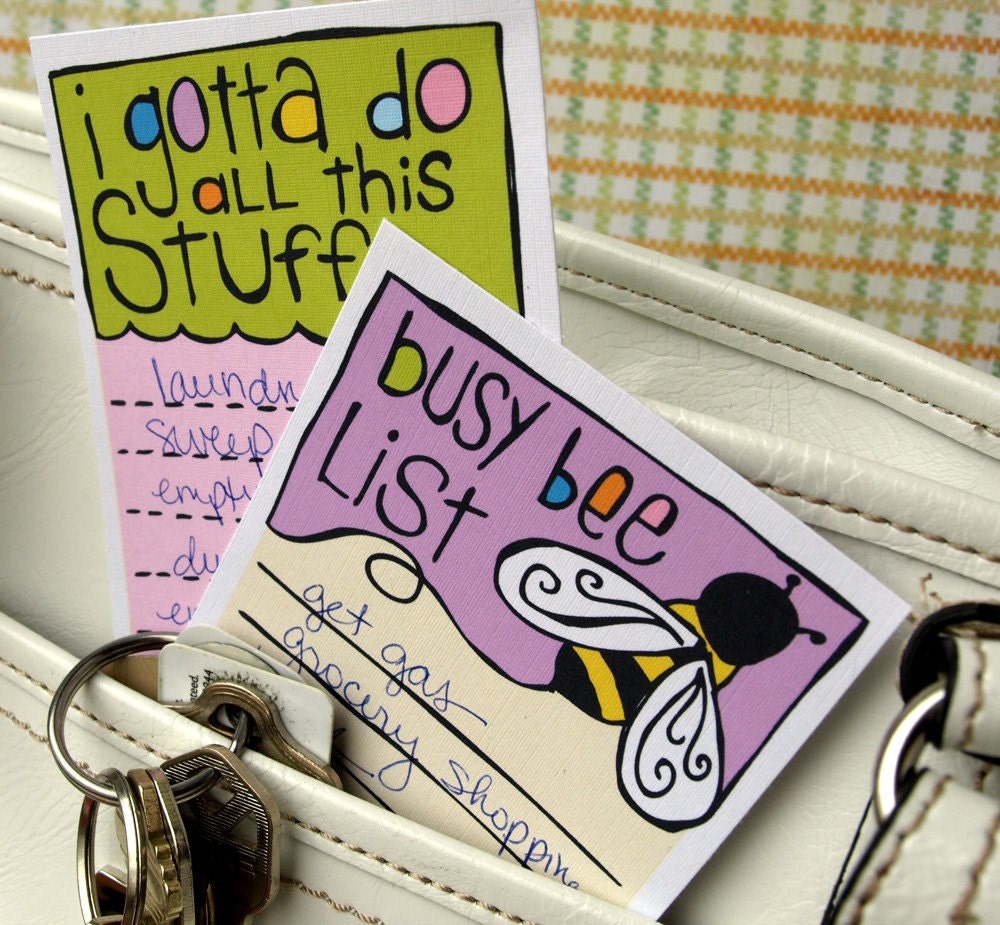 To Do Lists - printable pdf - Busy Bee