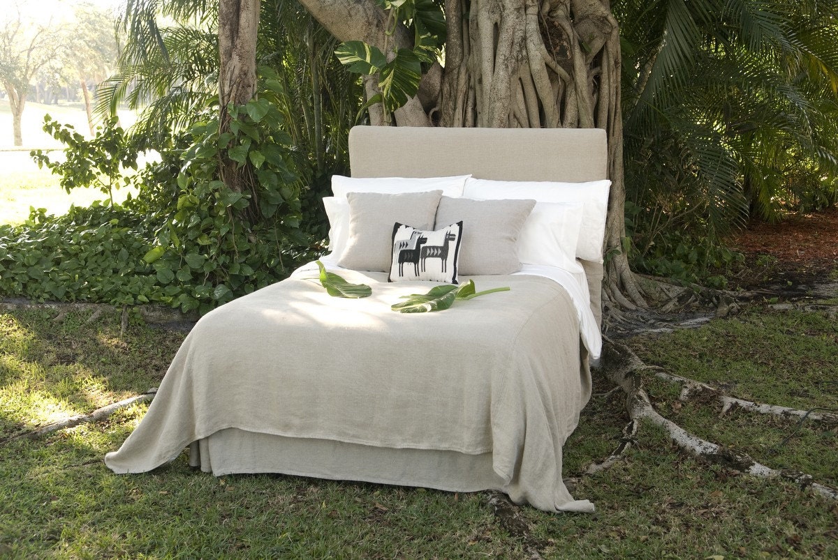 Romanian Hemp Euro Shams- Hemp Pillows - Woven Hemp Fabric- 2 pillows- 24" x 24"/or custom size