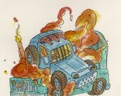 Breakthu - original NES illustration