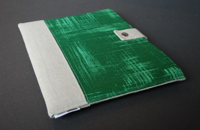 iPad 2 Case / iPad 1 Case / iPad 3 Cover / iPad 1 Cover / iPad Sleeve / iPad Case / iPad Holder / Padded iPad Case - Paintbrush Kelly Green