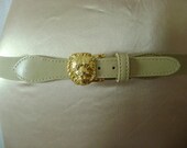 Golden Lion Head Belt
