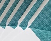 Lined Envelopes, 100% Recycled Content, Set of 6---Blue Jay