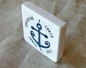 Nautical Anchor Save the Date Magnets, Wedding Favors, Set of 50
