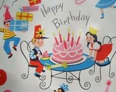 Vintage Birthday Party Wrapping Paper