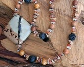 SEDONA Necklace (Jasper, Sunstone, Quartz, Lava Rock)