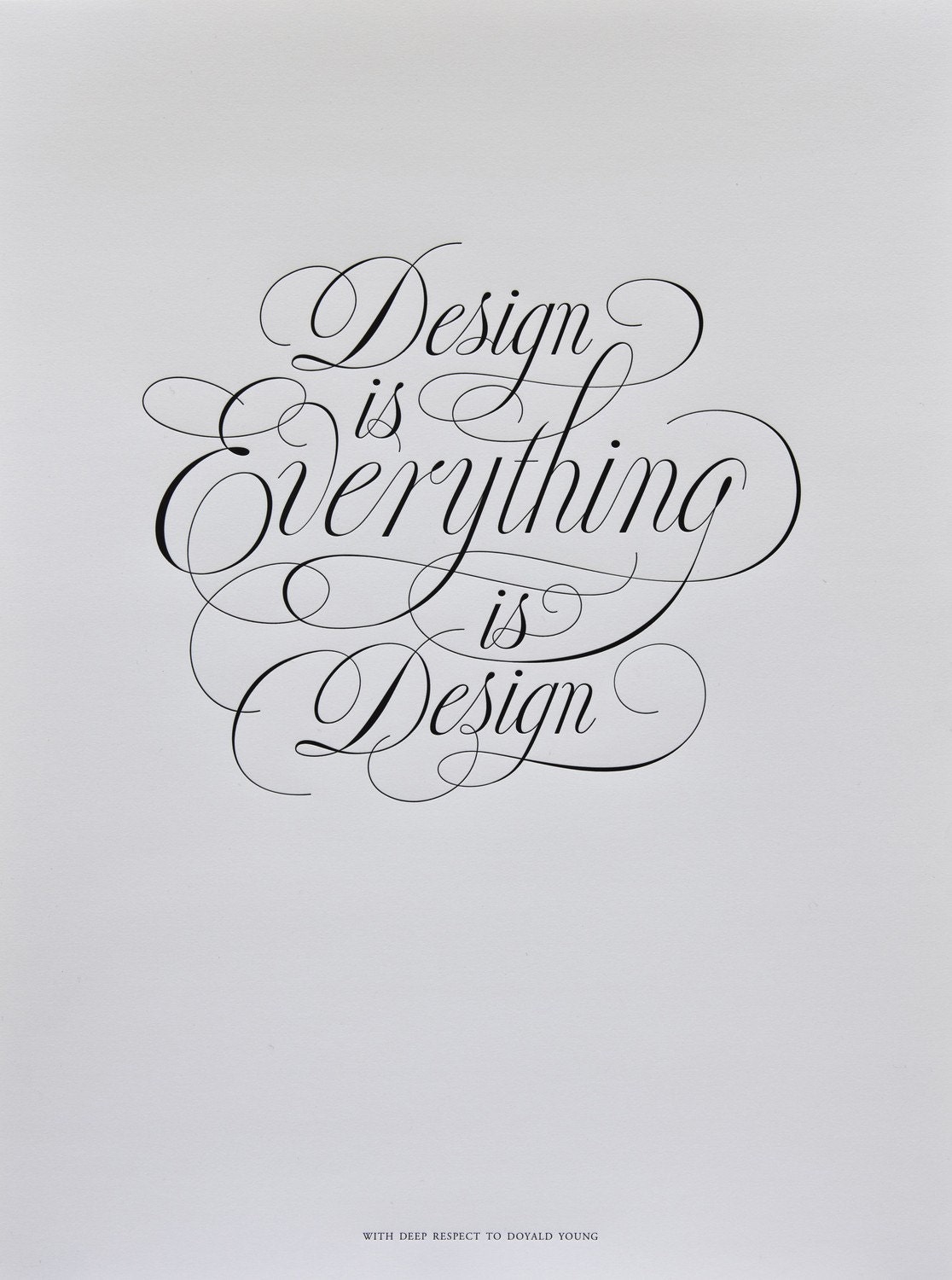 Doyald Young Poster