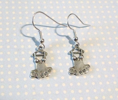 Cute Little Ballet Dance Dress Earrings