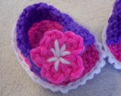 Pretty as  a Flower Crochet Sandals
