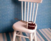 Black and White Slice of Chocolate Cake Bobby Pin