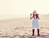 Girls Sea Blue Gull Cotton Sundress... Sizes 12/18M through 12