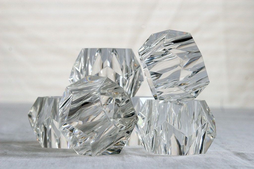 Lucite Napkin Rings