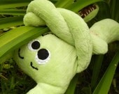Sage Green TRUBBLE MAKER Cookie Nummie Plush Monster With Super Long Arms