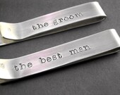 Groom Best Man Sterling Tie Bar