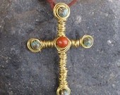 Brass Wire Cross
