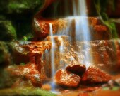 The Yellow Springs Waterfall - Ohio Photography - 5x7 fine art print