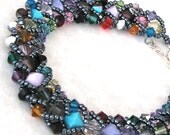 Bracelet - Northern Lights in Stained Glass Swarovski Crystals