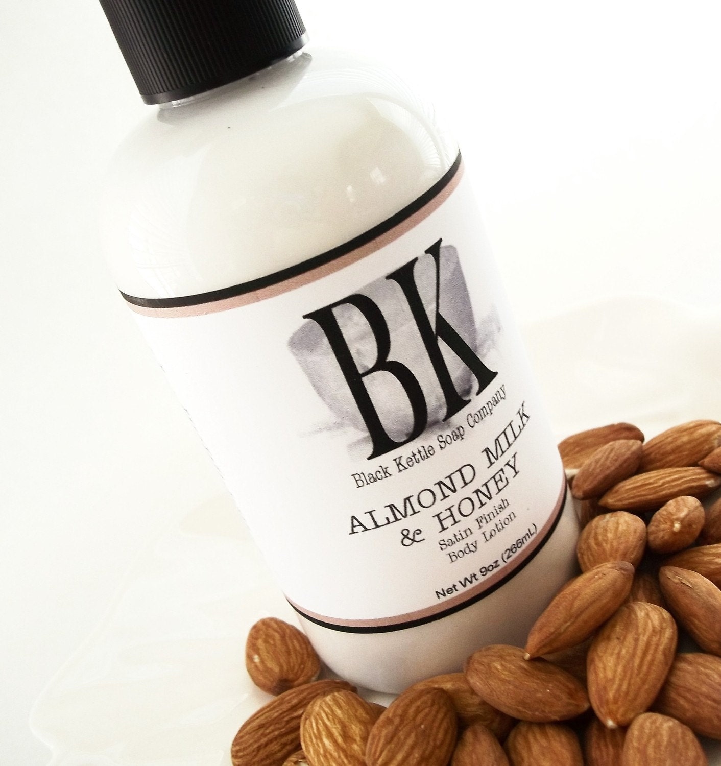 Body Lotion ALMOND MILK and HONEY... Black Kettle
