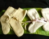 War Bride Booties PDF Knitting Pattern
