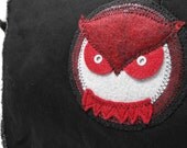 Red Owl  Messenger Bag - Large Cross Body Style for School, College, Travel, Vacation, Book, Laptop