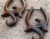 organic wooden earrings KADAMBARI Goddess earrings