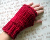 One-hour Fingerless Gloves - PATTERN