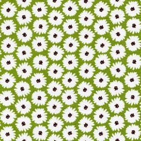 Michael Miller Fabric Honey Bloom Herb Green Flower Floral Daisy 1 Yard More Available
