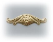 2 - GOTHIC BAT Pendant Brass Findings - Brass Stamping (BC)