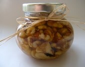 Gift for Him, Walnuts Infused In Raw Honey
