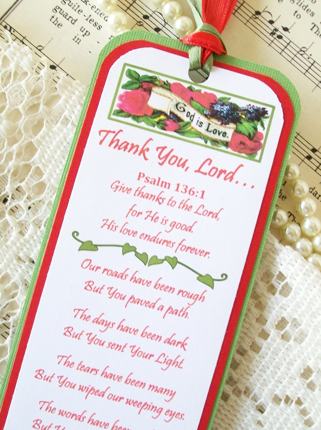 Bookmark Religious Bookmark GOD IS LOVE Bookmark