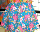 Palm Beach Jungle Pique Shorts Outfit, Girls Size 8