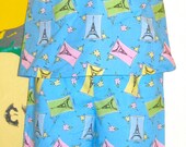 Paris Tour Eiffel Halter Capri Outfit, Girls Size 7