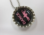 Bottlecap Necklace - DANCE - Ballerina