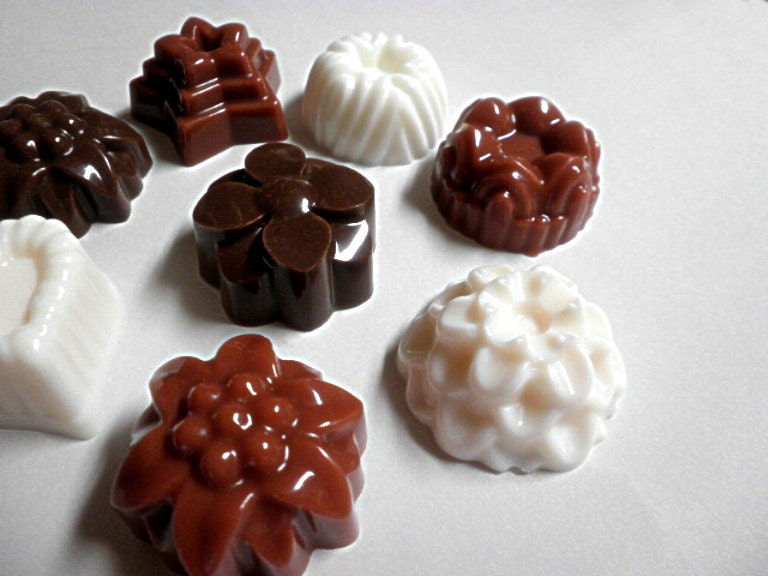 Valentines Chocolates Soaps - Gift Box  of 8 BomBom  Soaps -