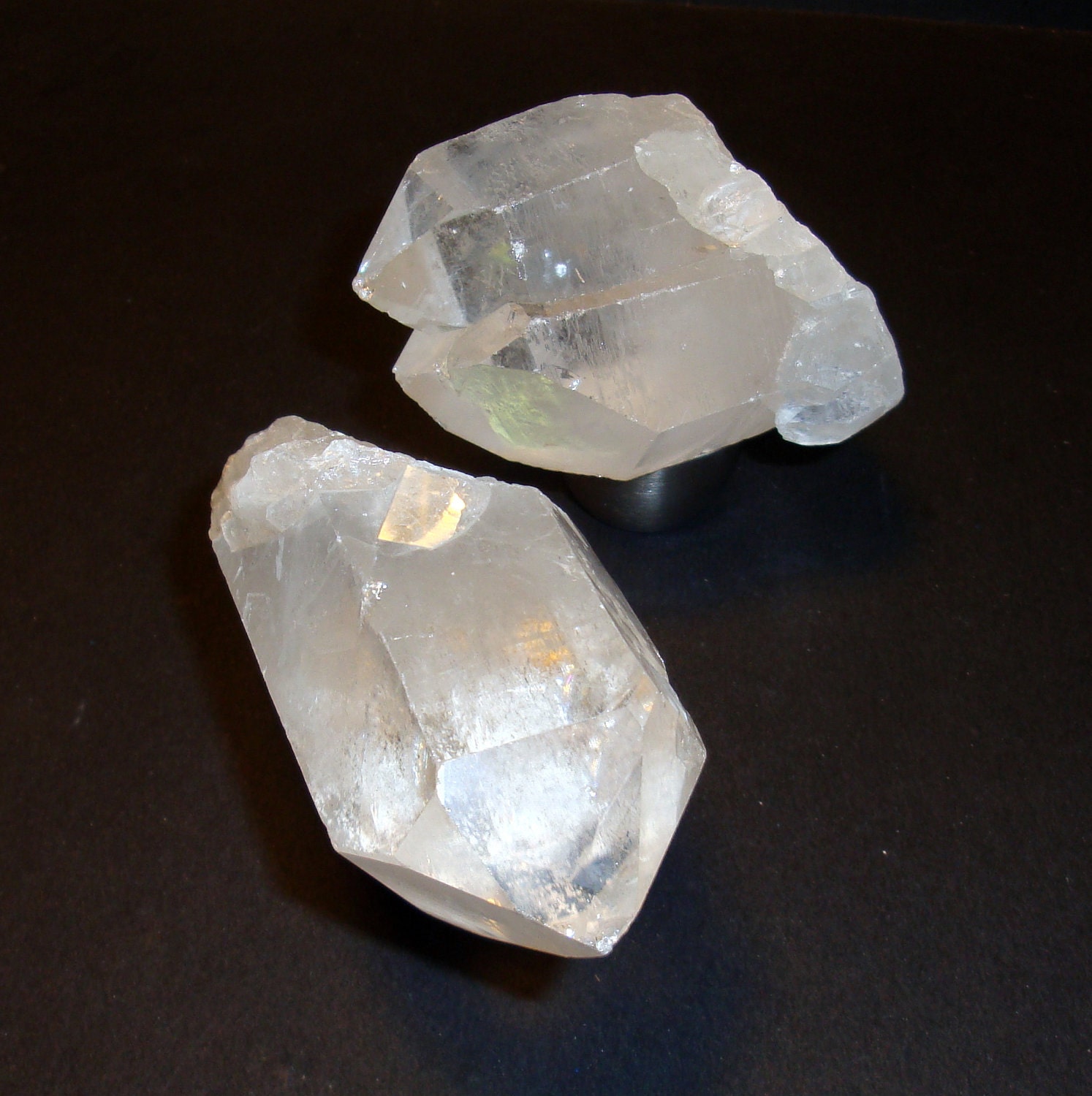Quartz Crystal Cabinet Knob Drawer Pull Furniture