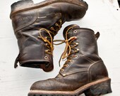 VINTAGE BOOTS Old Worn Distressed