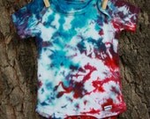 Tie Dye Organic Cotton Onesie - GEODE - Size 3 to 6 Months