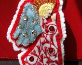 Angel Ornament Felt Christmas 20% Off