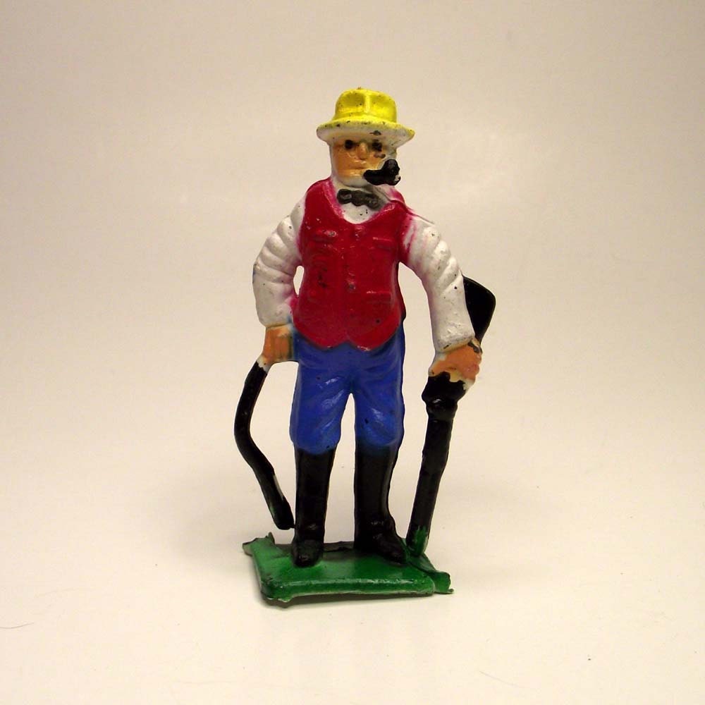 Vintage Hunter Man Cake Topper