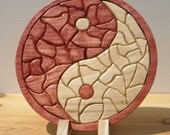 Mosaic Yin Yang Wooden Tray Puzzle
