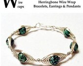 Herringbone Wire Wrap Wrapped Bracelet Pendant Earrings and Jewelry Instructional Technique Tutorial DVD