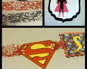 Super Hero Birthday Banner Featuring Superman or Super Girl