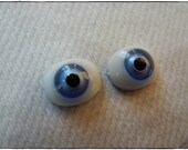 6mm Silver Blue Doll Craft eyes 10 Pieces