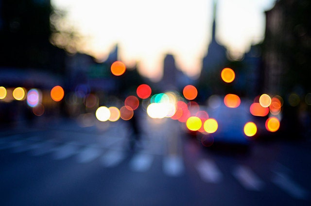 Bokeh Crossing - 8 x 12