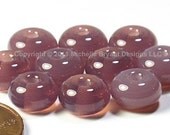 Spacer Beads Lampwork Glass sra Plum SPACER SHOP