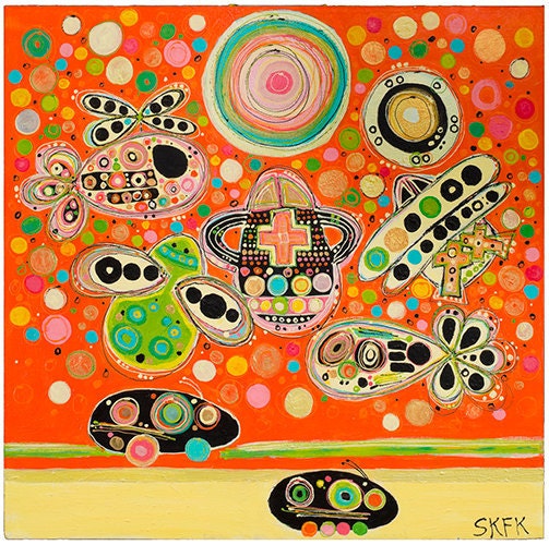 Little Orange  -- Print on Stretched Canvas
