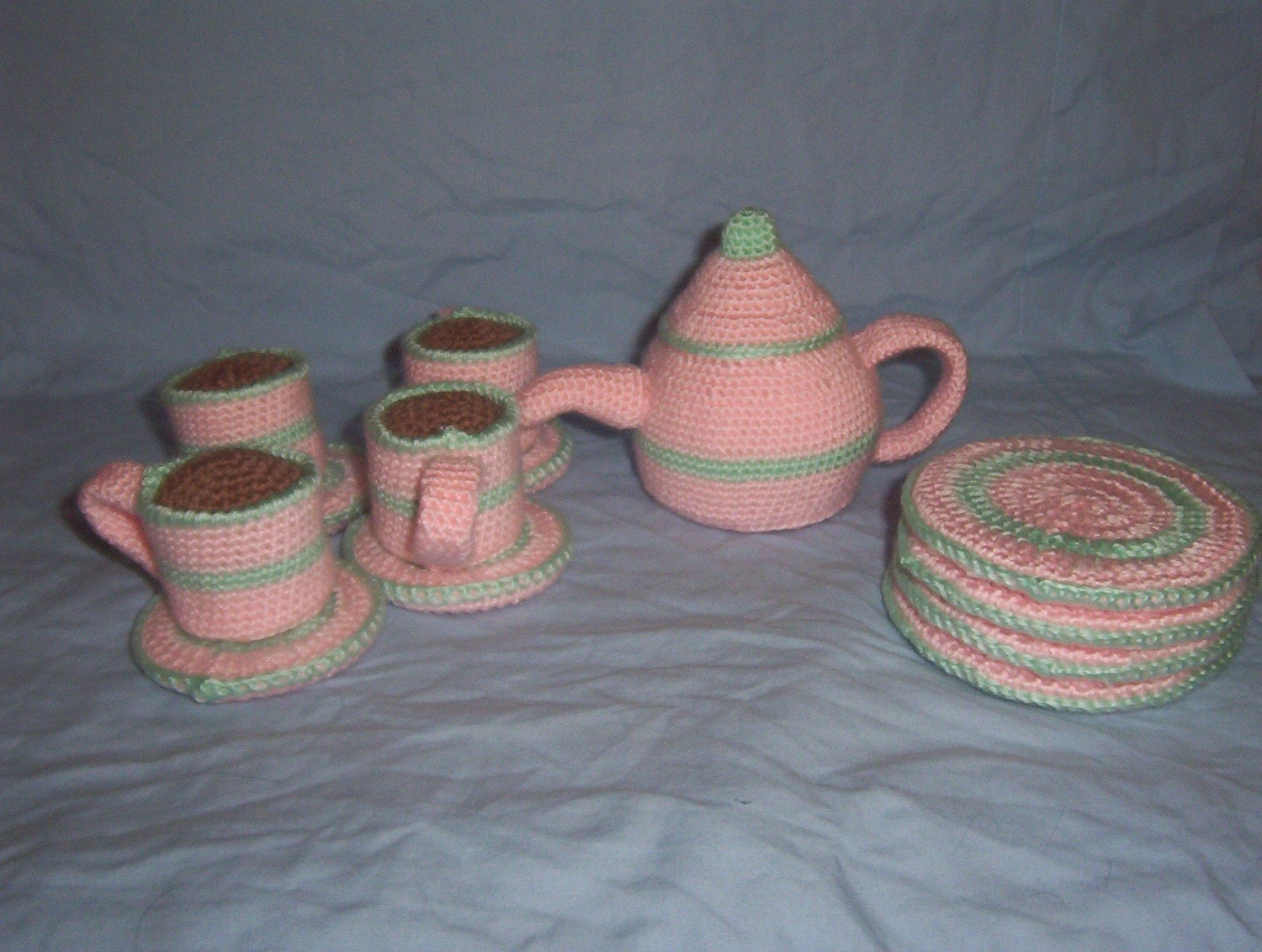 Crochet Tea set