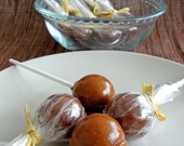 Fleur de Sel Caramel Lollipops by Have It Sweet