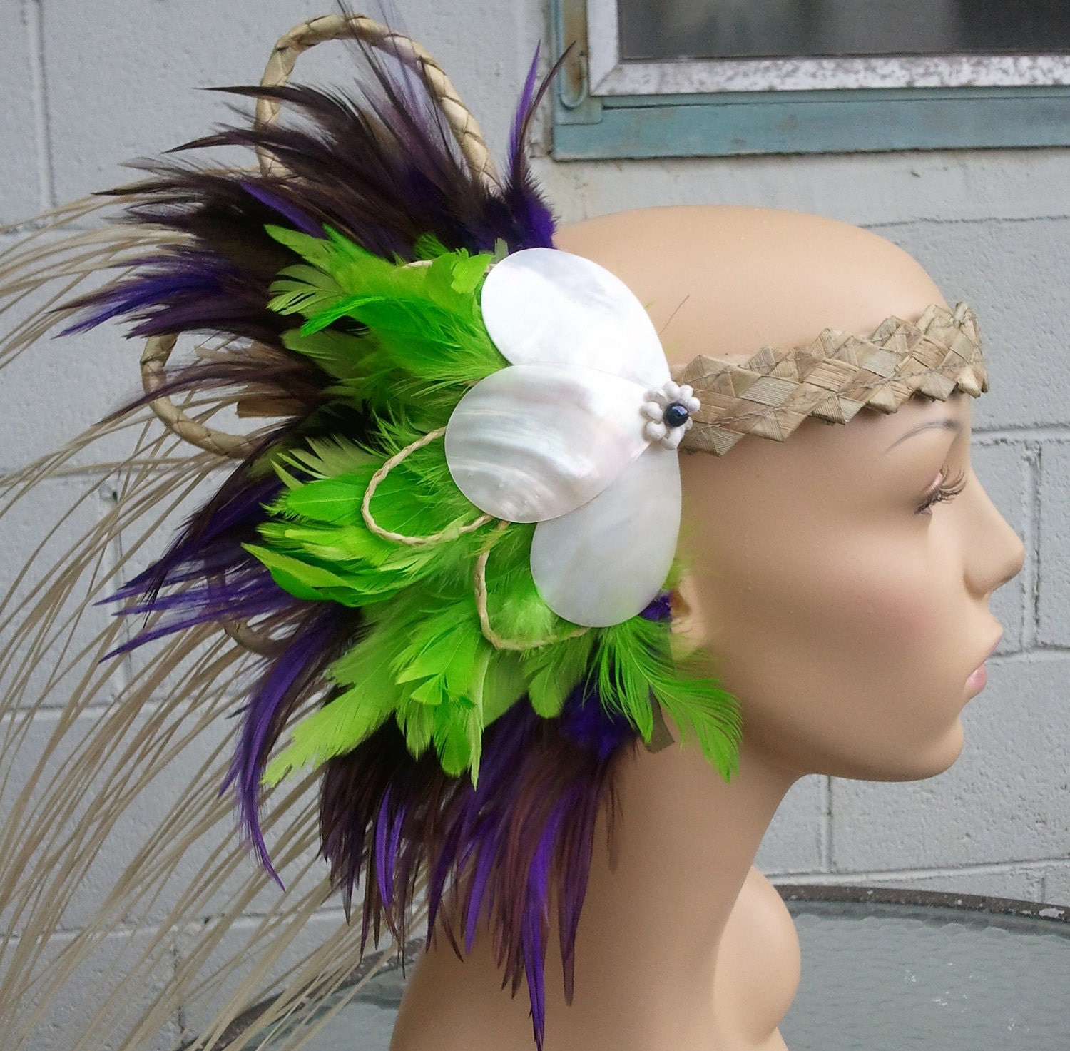 Tahitian Costume Side Head Piece