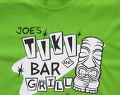 Tiki Bar Lime Tshirt made in Australia